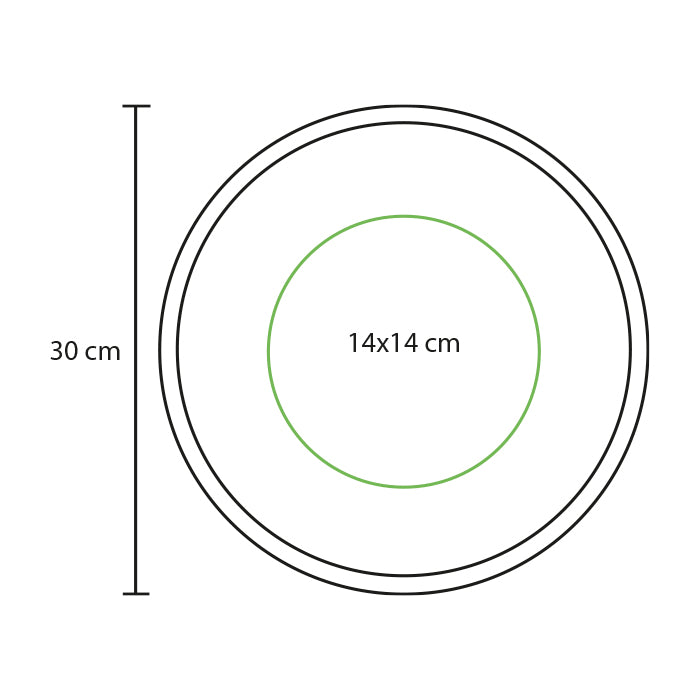Reloj de pared de aluminio.
