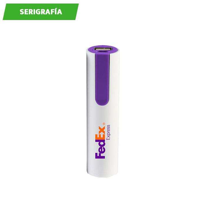 Power bank de 2,200 mAh.