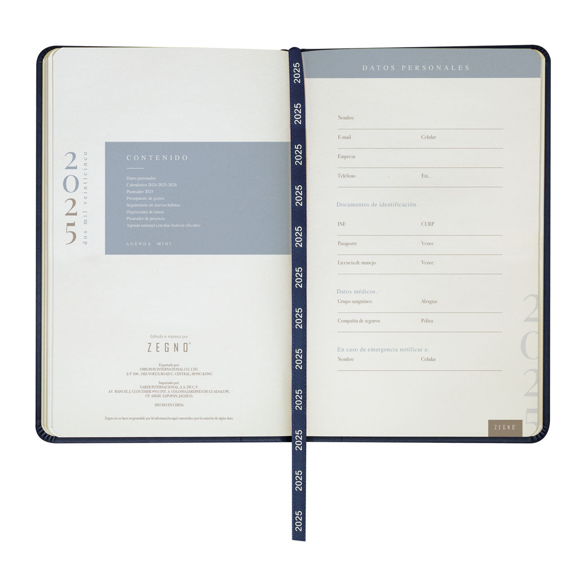 AGENDA MINI CLASICA 2025