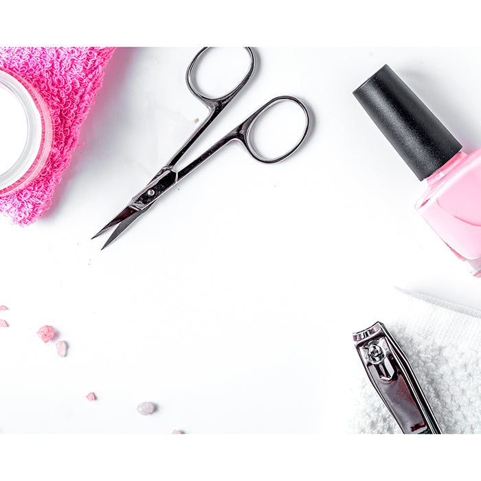 Set de manicura ovalado.