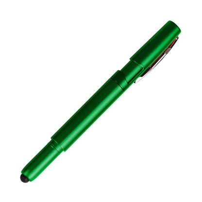 Bolígrafo multifunciones de plástico con luz Meybod.