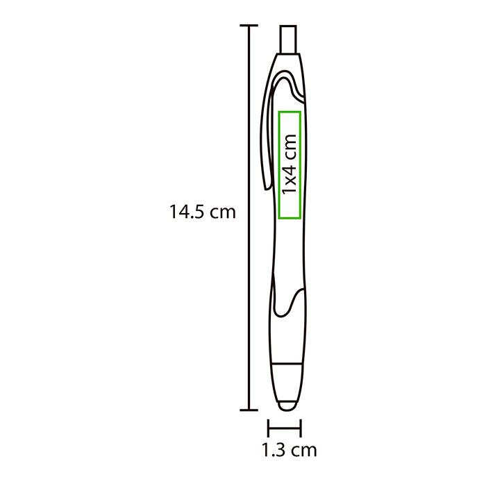 Bolígrafo de plástico Kashan.