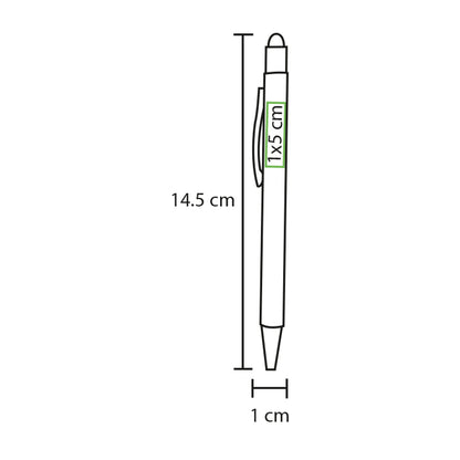Bolígrafo en aluminio Bursa.