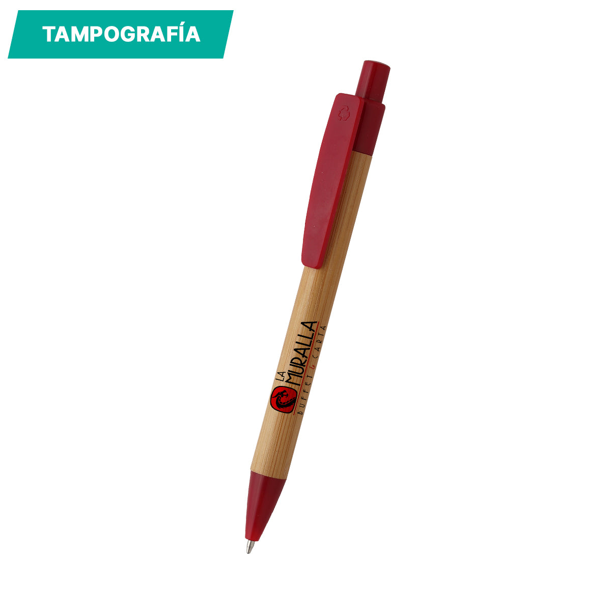 Bolígrafo de bambú Malaga.