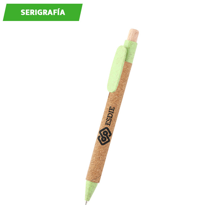Bolígrafo de corcho Cantabria.