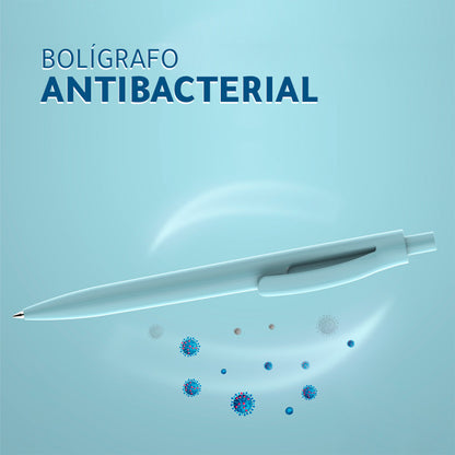 Bolígrafo antibacterial.