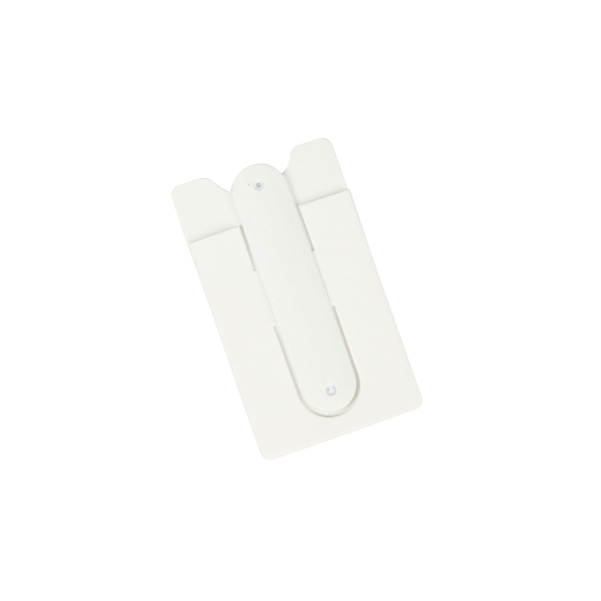 Porta tarjetas y soporte para celular.