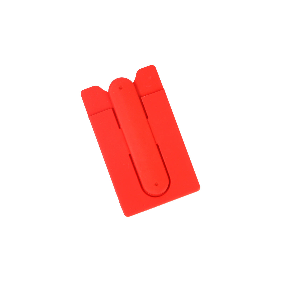 Porta tarjetas y soporte para celular.