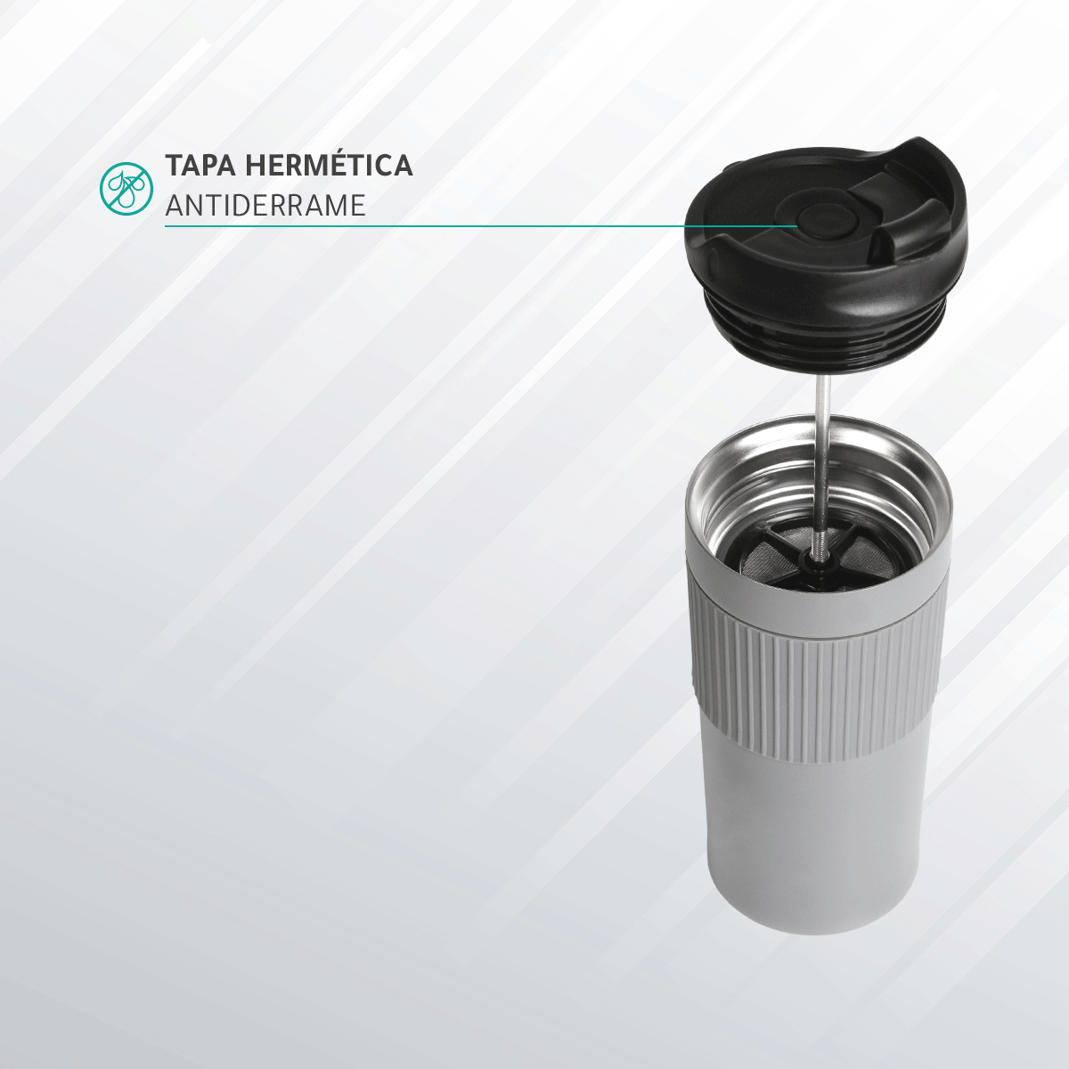 Termo con Prensa Depok.