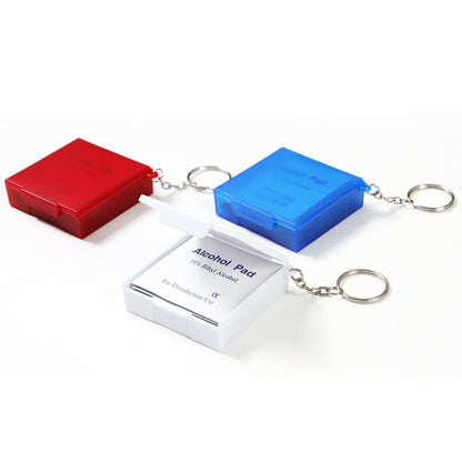Llavero contenedor con 10 pads.
