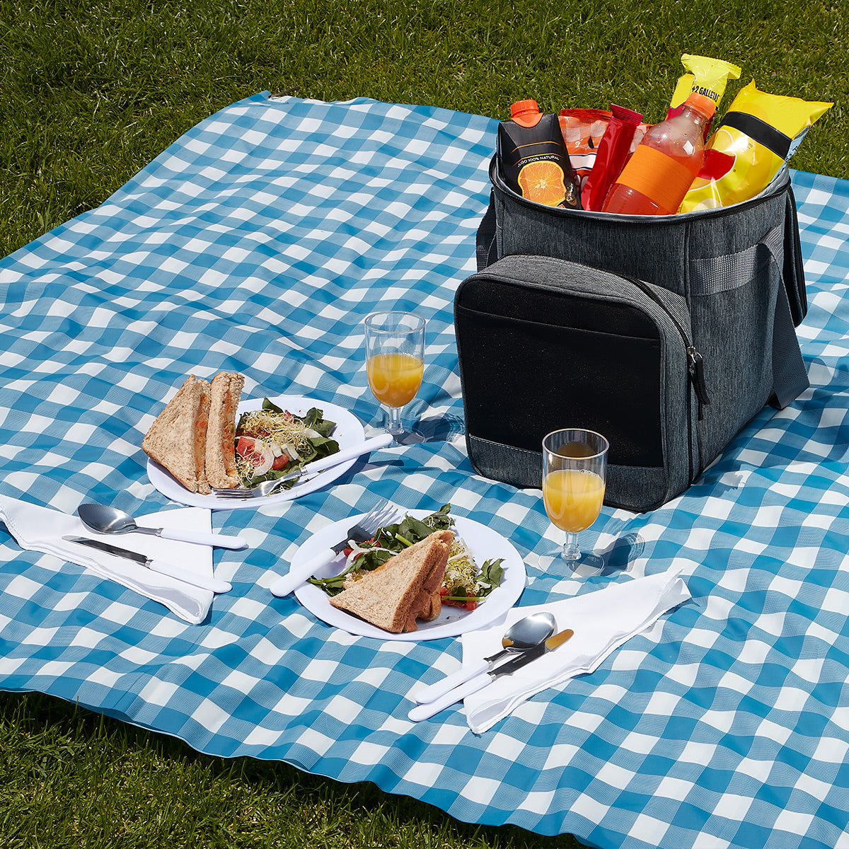 HIELERA CON SET DE PICNIC COLMAR