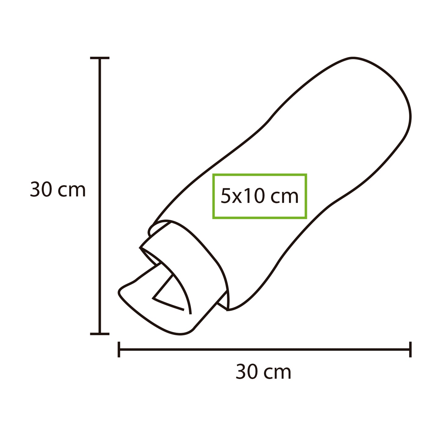 Toalla de mano.