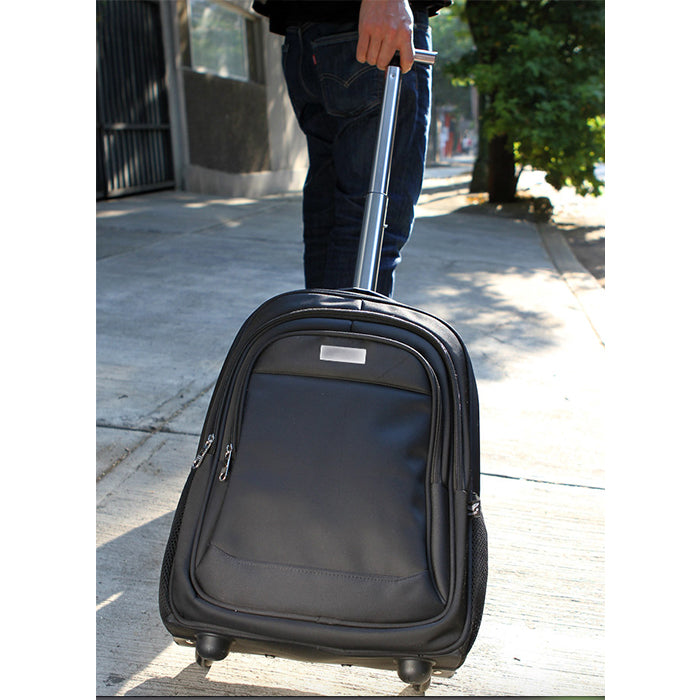 Mochila con ruedas.