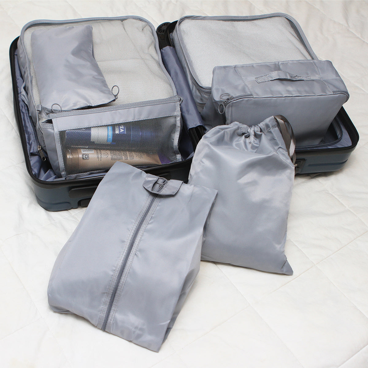 Set de bolsos organizadores.